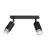 Emibig Deckenleuchte Hiro Stahl Schwarz | Geeignet für 2x GU10 - Max 10W